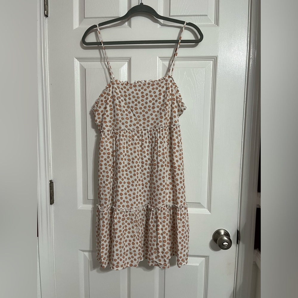 Pacsun LA Hearts Floral Tiered Babydoll Mini Dress Large